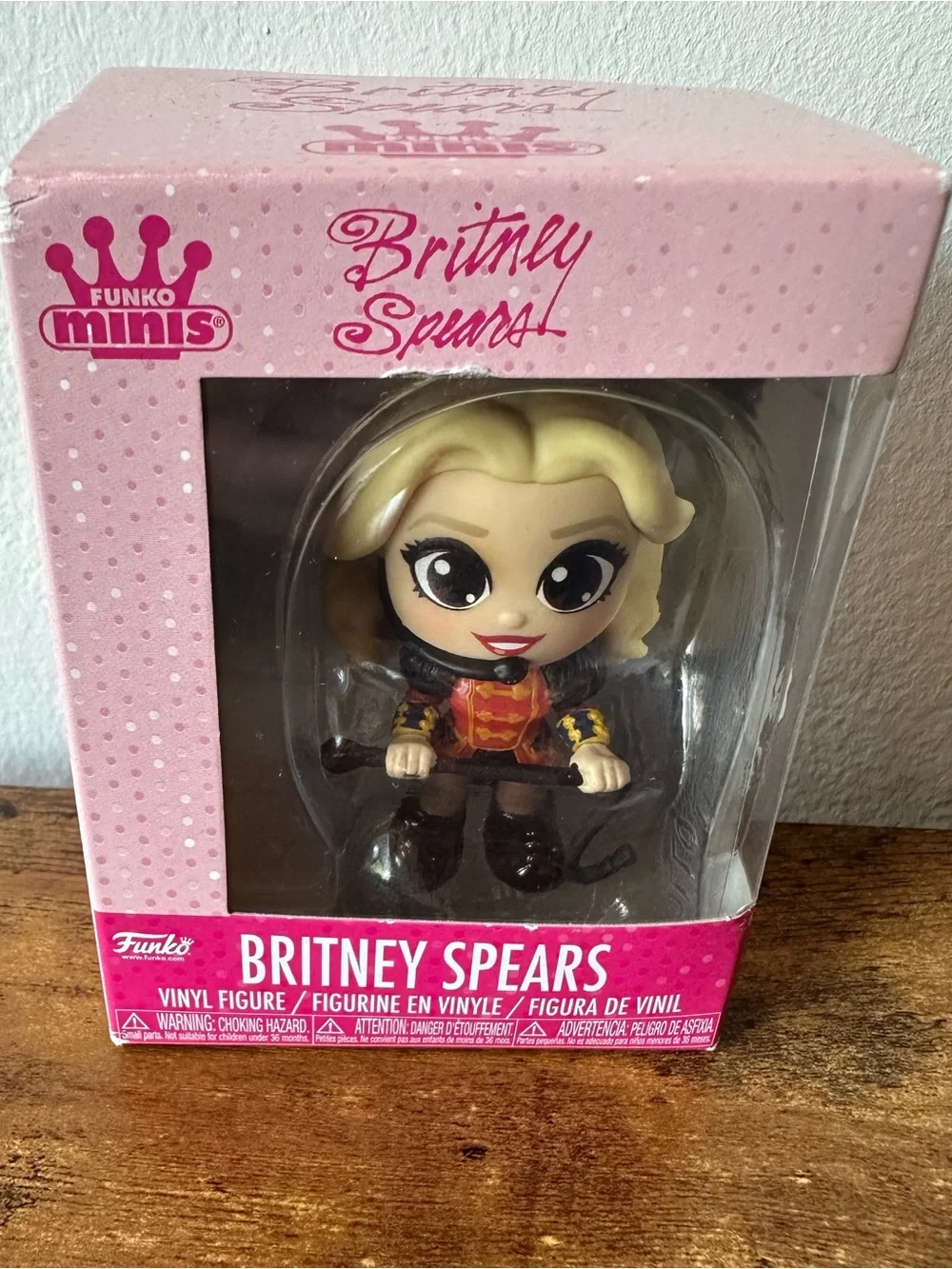 Funko Minis Britney Spears Mini Figure - Holding Whip with Blonde Hair NWT